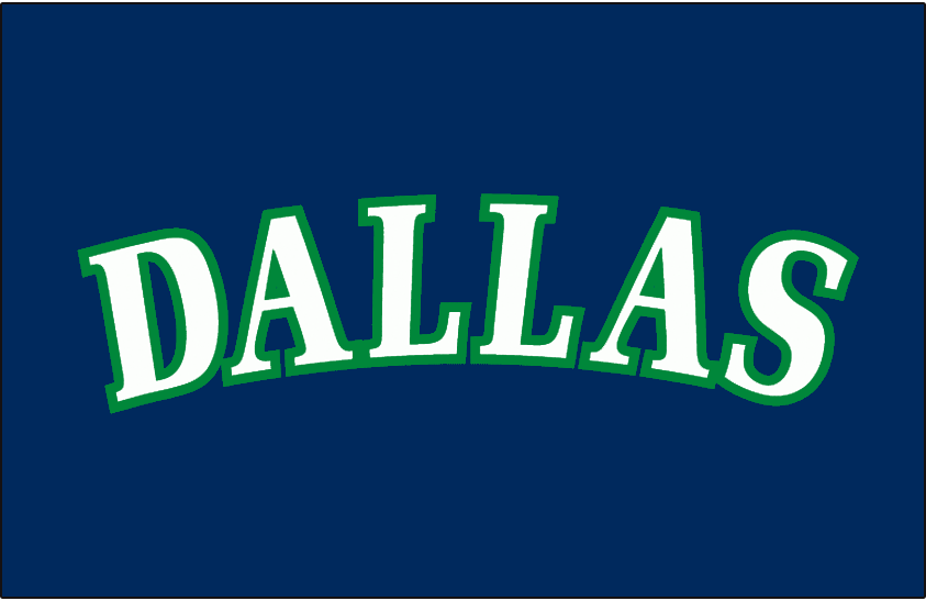 Dallas Mavericks 1993 94-2000 01 Jersey Logo cricut iron on